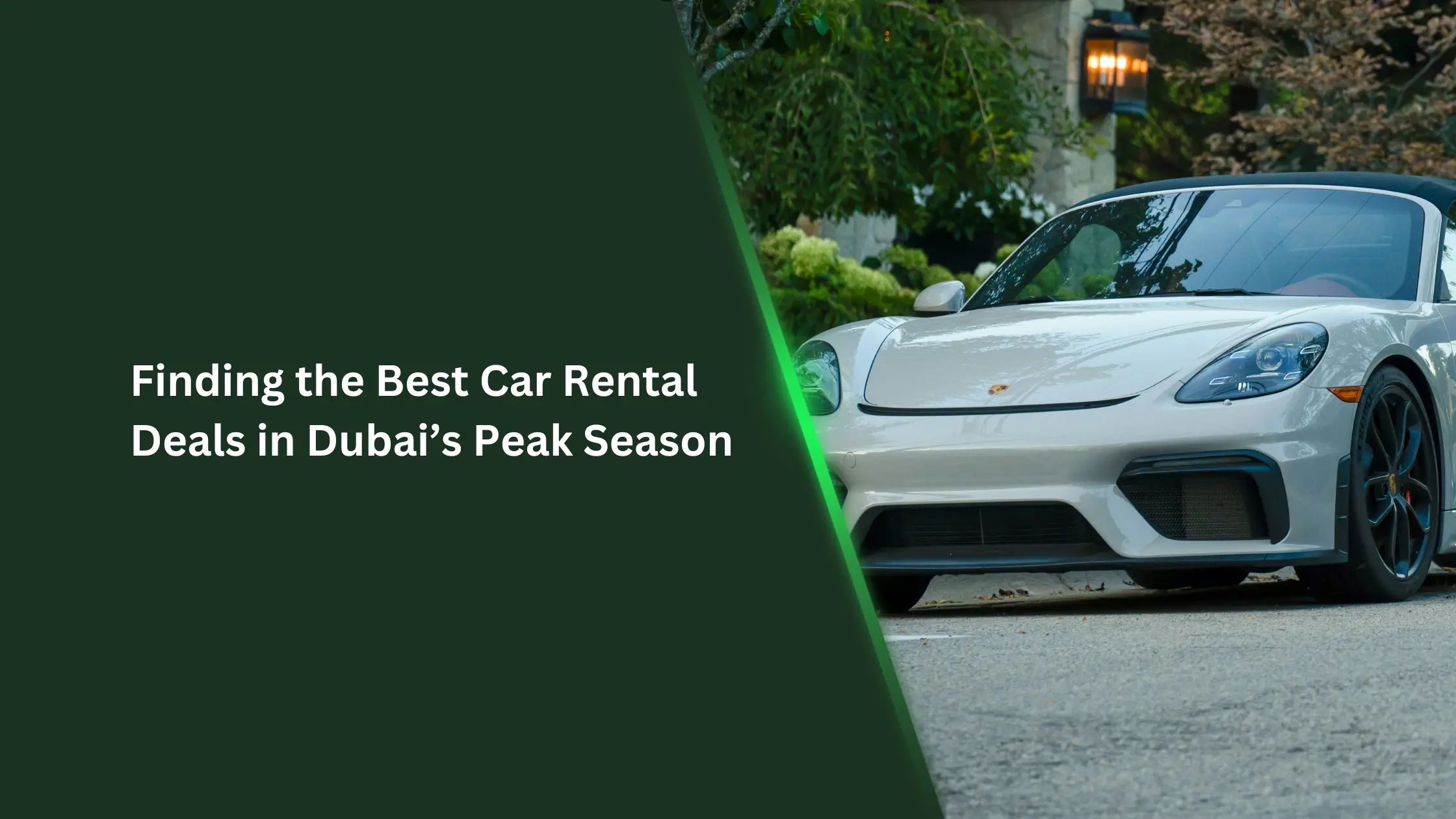 Dubai luxury car rental prices