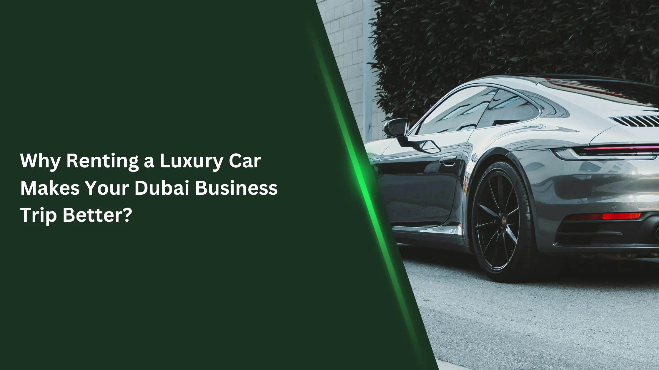 luxury car rental Dubai